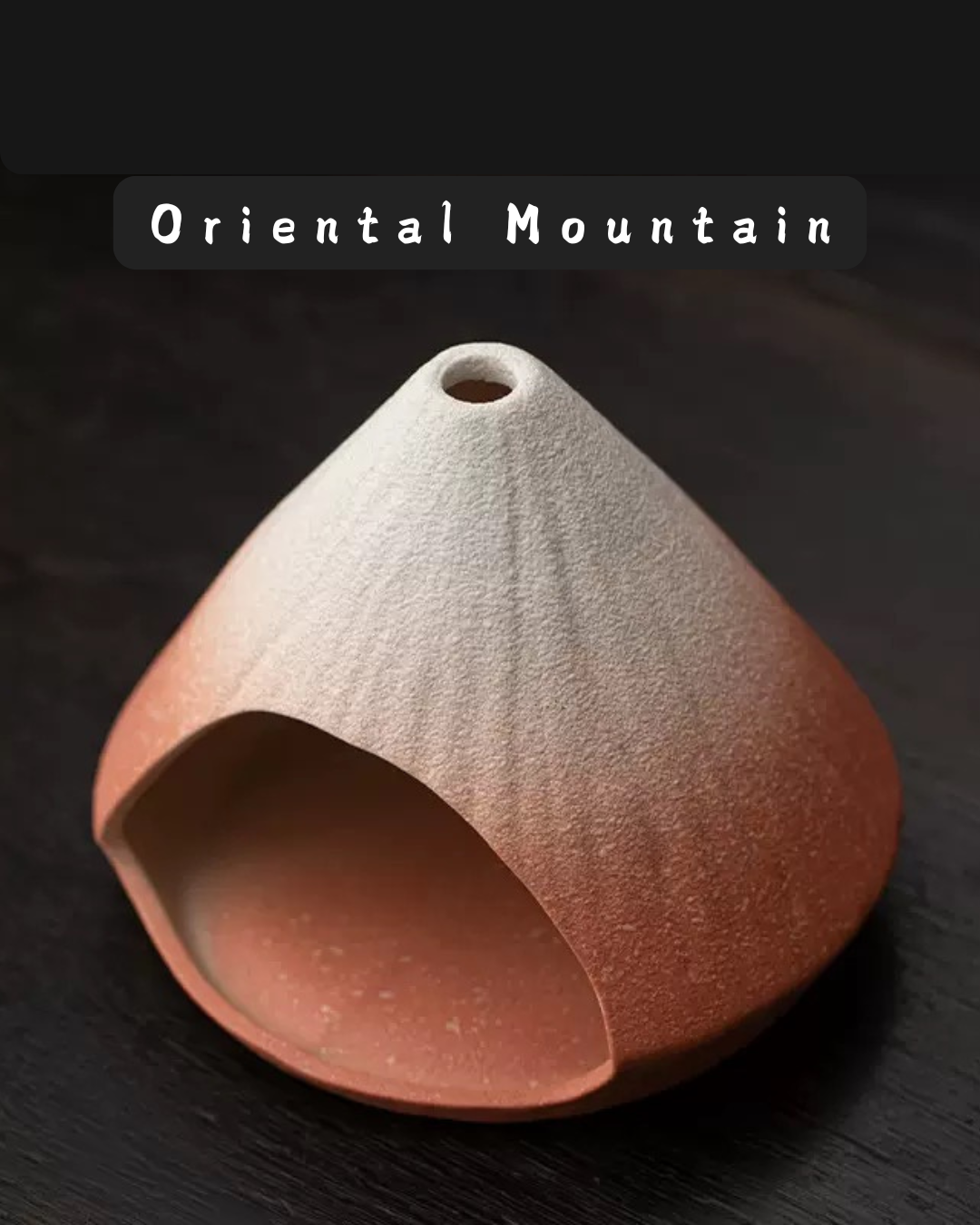 Mount Fuji · Sacred Burning | Hand-Painted Ceramic Palo Santo Burner