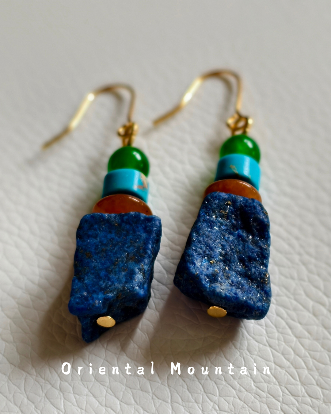 Regal Blue Lapis Lazuli Earring