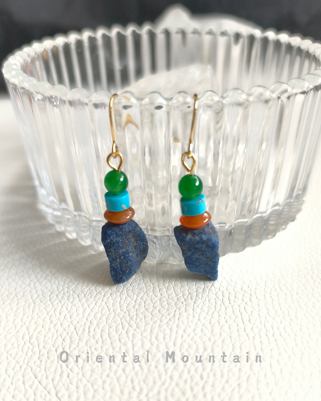 Regal Blue Lapis Lazuli Earring