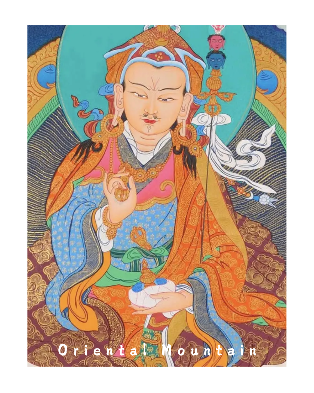 Soul Stone of Tibetan: Crashed Turquoise  Healing Earrings