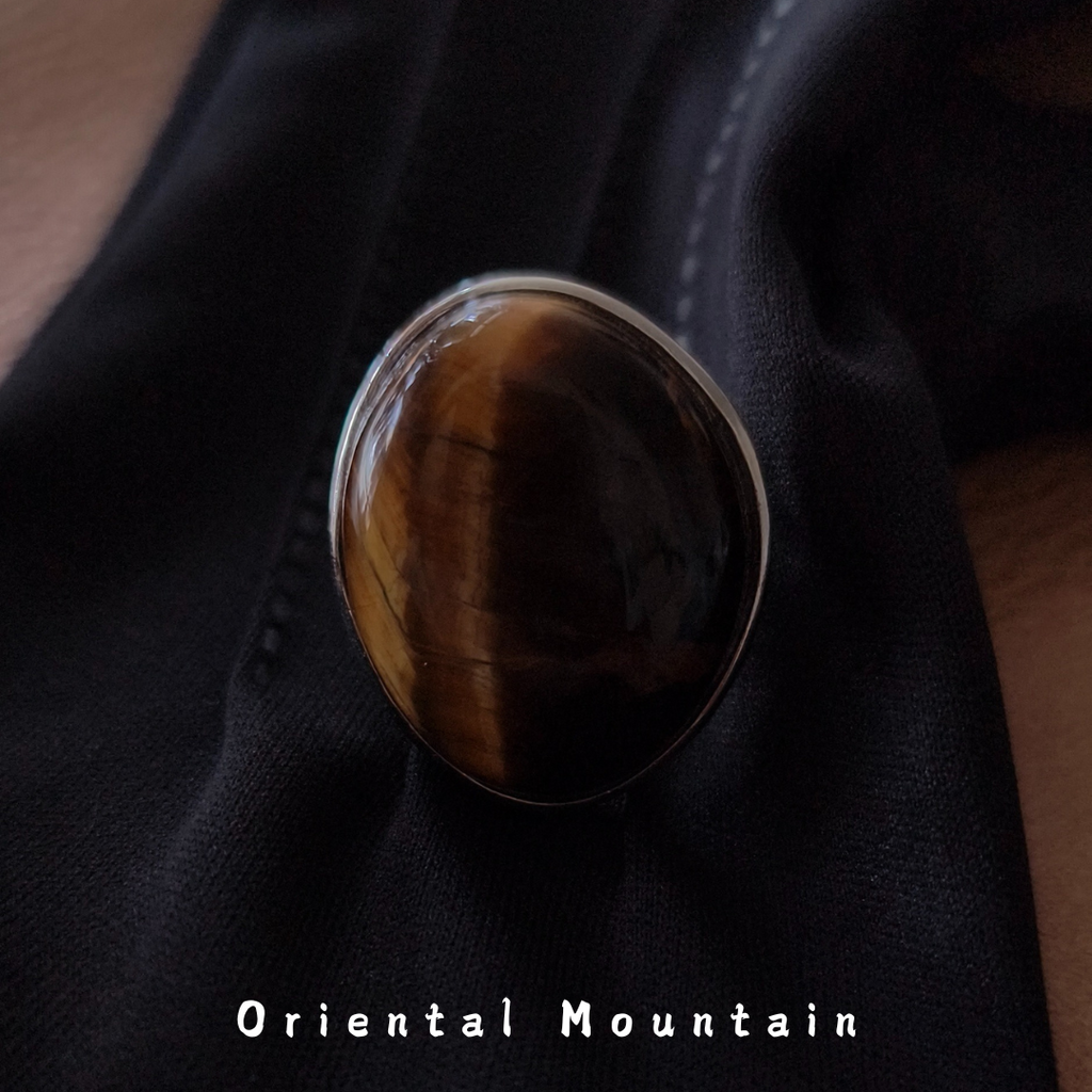 Natural Healing Tiger's Eye Adjustable Ring